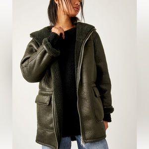 We the Free Miller Vegan Jacket Free People Size Medium